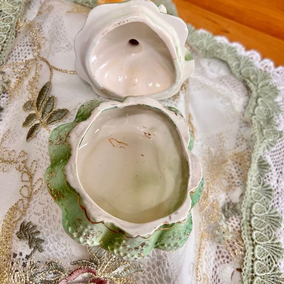 Vintage HP Japan Ceramic Figurine 3419, Vintage Figurines, Vintage Trinket Box, - Picture 9 of 9